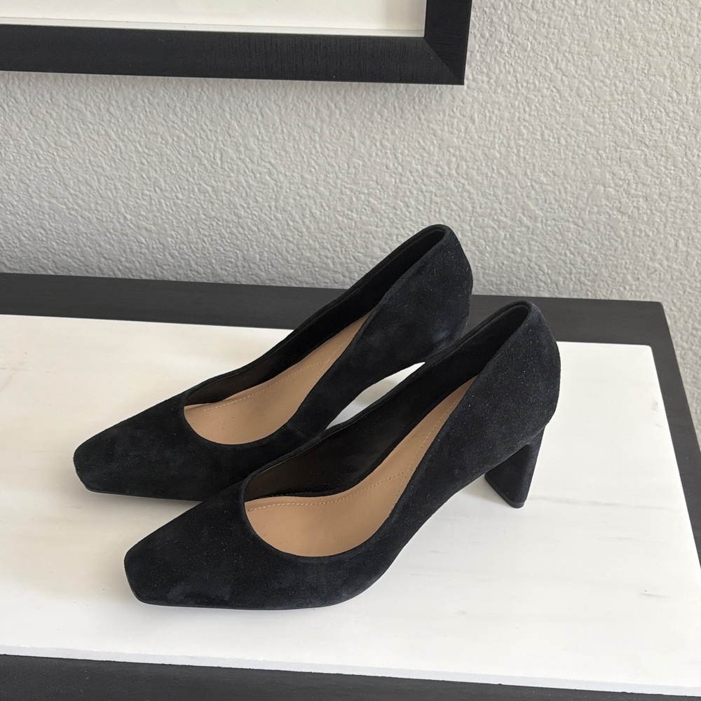 Alfani Black Suede Heels